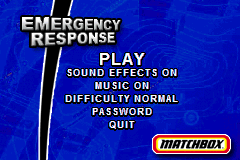 Screenshot from 2 Game Pack! - Matchbox Missions - Emergency Response & Air, Land and Sea Rescue (Europe) (En,Fr,De,Es,It)