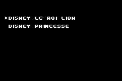 Screenshot from 2 Games in 1 - Disney Princesse + Le Roi Lion (France) (Fr+En,Fr,De,Es,It,Nl,Sv,Da)