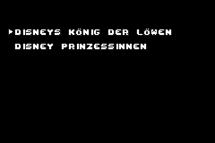 Screenshot from 2 Games in 1 - Disneys Prinzessinnen + Der Koenig der Loewen (Germany) (De+En,Fr,De,Es,It,Nl,Sv,Da)