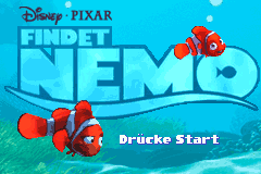Screenshot from 2 Games in 1 - Findet Nemo + Findet Nemo - Das Abenteuer Geht Weiter (Germany) (De+Fr,De,Nl)