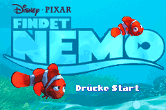 Screenshot from 2 Games in 1 - Findet Nemo + Findet Nemo - Das Abenteuer Geht Weiter (Germany) (De+Fr,De,Nl)