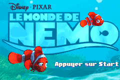 Screenshot from 2 Games in 1 - Finding Nemo + Finding Nemo - The Continuing Adventures (Europe) (Fr,Nl+Fr,De,Nl)