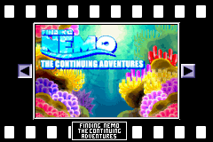 Screenshot from 2 Games in 1 - Finding Nemo - The Continuing Adventures + The Incredibles (USA)