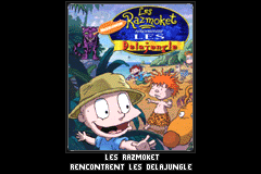 Screenshot from 2 Games in 1 - Les Razmoket Rencontrent les Delajungle + SpongeBob SquarePants - SuperSponge (France) (Fr+En)