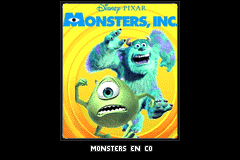 Screenshot from 2 Games in 1 - Monsters en Co. + Finding Nemo (Netherlands) (En,Es,Nl+Fr,Nl)