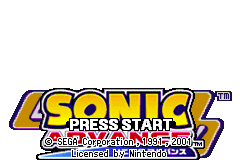 Screenshot from 2 Games in 1 - Sonic Advance + ChuChu Rocket! (Europe) (En,Ja,Fr,De,Es)