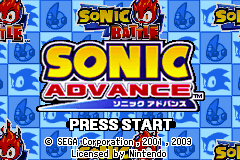 Screenshot from 2 Games in 1 - Sonic Advance + Sonic Battle (Europe) (En,Ja,Fr,De,Es+En,Ja,Fr,De,Es,It)