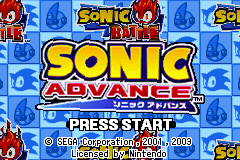 Screenshot from 2 Games in 1 - Sonic Advance + Sonic Battle (Europe) (En,Ja,Fr,De,Es+En,Ja,Fr,De,Es,It)