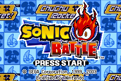 Screenshot from 2 Games in 1 - Sonic Battle + ChuChu Rocket! (Europe) (En,Ja,Fr,De,Es,It+En,Ja,Fr,De,Es)