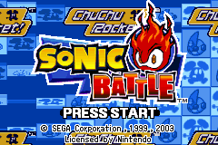 Screenshot from 2 Games in 1 - Sonic Battle + ChuChu Rocket! (Europe) (En,Ja,Fr,De,Es,It+En,Ja,Fr,De,Es)