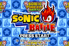 Screenshot from 2 Games in 1 - Sonic Battle + Sonic Pinball Party (Europe) (En,Ja,Fr,De,Es,It)