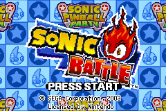 Screenshot from 2 Games in 1 - Sonic Battle + Sonic Pinball Party (Europe) (En,Ja,Fr,De,Es,It)