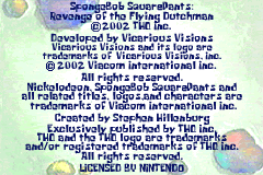 Screenshot from 2 Games in 1 - SpongeBob SquarePants - Revenge of the Flying Dutchman + SpongeBob SquarePants - SuperSponge (Europe)
