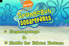 Screenshot from 2 Games in 1 - SpongeBob SquarePants - SuperSponge + SpongeBob SquarePants - Battle for Bikini Bottom (Europe) (En+En,Fr,De)