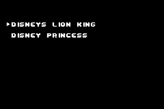 Screenshot from 2 Games in 1 - The Lion King + Disney Princess (Europe) (En,Fr,De,Es,It,Nl,Sv,Da+En)