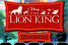 Screenshot from 2 Games in 1 - The Lion King + Disney Princess (Europe) (En,Fr,De,Es,It,Nl,Sv,Da+En)