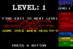 Screenshot from 2 Games in One! - Gauntlet + Rampart (Europe) (En,Fr,De,Es,It)