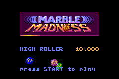 Screenshot from 2 Games in One! - Marble Madness + Klax (Europe) (En,Fr,De,Es,It)