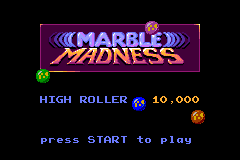 Screenshot from 2 Games in One! - Marble Madness + Klax (Europe) (En,Fr,De,Es,It)