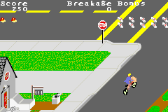 Screenshot from 2 Games in One! - Paperboy + Rampage (Europe) (En,Fr,De,Es,It)