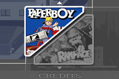Screenshot from 2 Games in One! - Paperboy + Rampage (USA)