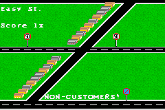 Screenshot from 2 Games in One! - Paperboy + Rampage (USA)