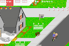 Screenshot from 2 Games in One! - Paperboy + Rampage (USA)