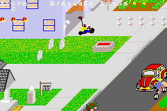 Screenshot from 2 Games in One! - Paperboy + Rampage (USA)