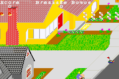 Screenshot from 2 Games in One! - Paperboy + Rampage (USA)
