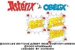 Screenshot from 2 in 1 - Asterix & Obelix - Bash Them All! + Asterix & Obelix XXL (Europe) (En,Fr,De,Es,It,Nl)