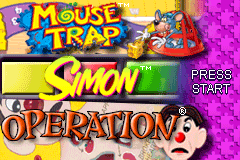Screenshot from 3 Game Pack! - Mouse Trap + Simon + Operation (USA)