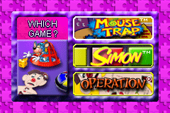 Screenshot from 3 Game Pack! - Mouse Trap + Simon + Operation (USA)