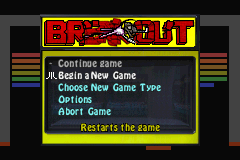 Screenshot from 3 Games in One! - Breakout + Centipede + Warlords (Europe) (En,Fr,De,Es,It)