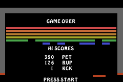 Screenshot from 3 Games in One! - Breakout + Centipede + Warlords (Europe) (En,Fr,De,Es,It)