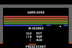 Screenshot from 3 Games in One! - Breakout + Centipede + Warlords (USA)