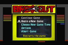 Screenshot from 3 Games in One! - Breakout + Centipede + Warlords (USA)