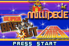Screenshot from 3 Games in One! - Super Breakout + Millipede + Lunar Lander (Europe) (En,Fr,De,Es,It)