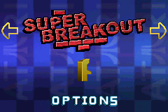 Screenshot from 3 Games in One! - Super Breakout + Millipede + Lunar Lander (Europe) (En,Fr,De,Es,It)