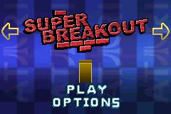 Screenshot from 3 Games in One! - Super Breakout + Millipede + Lunar Lander (Europe) (En,Fr,De,Es,It)
