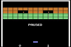 Screenshot from 3 Games in One! - Super Breakout + Millipede + Lunar Lander (Europe) (En,Fr,De,Es,It)