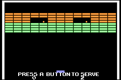 Screenshot from 3 Games in One! - Super Breakout + Millipede + Lunar Lander (USA)