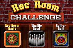 Screenshot from 3 Games in One - Darts + Roll-a-Ball + Shuffle Bowl (Europe)