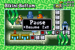 Screenshot from 4 Games on One Game Pak (Nickelodeon Movies) (USA)