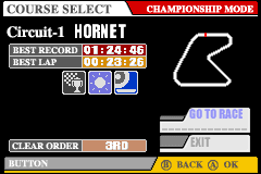 Screenshot from 4 Games on One Game Pak (Racing) (USA) (En,Fr,De,Es,It)