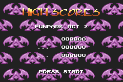 Screenshot from Aero the Acro-Bat (Europe)