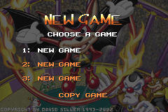 Screenshot from Aero the Acro-Bat (Europe)