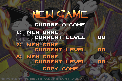 Screenshot from Aero the Acro-Bat - Rascal Rival Revenge (USA) (Beta 2) (2002-03-27)