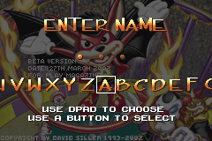 Screenshot from Aero the Acro-Bat - Rascal Rival Revenge (USA) (Beta 2) (2002-03-27)