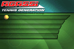 Screenshot from Agassi Tennis Generation (Europe) (En,Fr,De,Es,It)