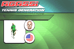 Screenshot from Agassi Tennis Generation (Europe) (En,Fr,De,Es,It)